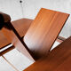 Scandinavian dining table extendable teak - 1960