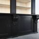 Bibliothèque haute noire du 20e siècle en MDF, Royaume-Uni
