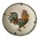 Earthenware plate with polychrome rooster – Martha Kołodziej – 2004