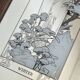 Winter mirror 70s Art Nouveau style after Alfons Mucha
