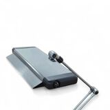 Postmodern, adjustable, weighty / 10 kg / desk lamp / 1980s