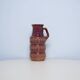 vintage brown West Germany Scheurich can vase