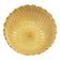 Venetian Amber Graniglia Budino Murano Glass Flush Mount in Vintage 1970s