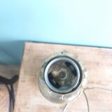 Lampe pied bronze laiton doré
