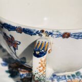 Two Gien earthenware chocolate cups