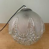 Baladeuse globe vintage en verre XL
