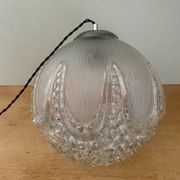 Baladeuse globe vintage en verre XL
