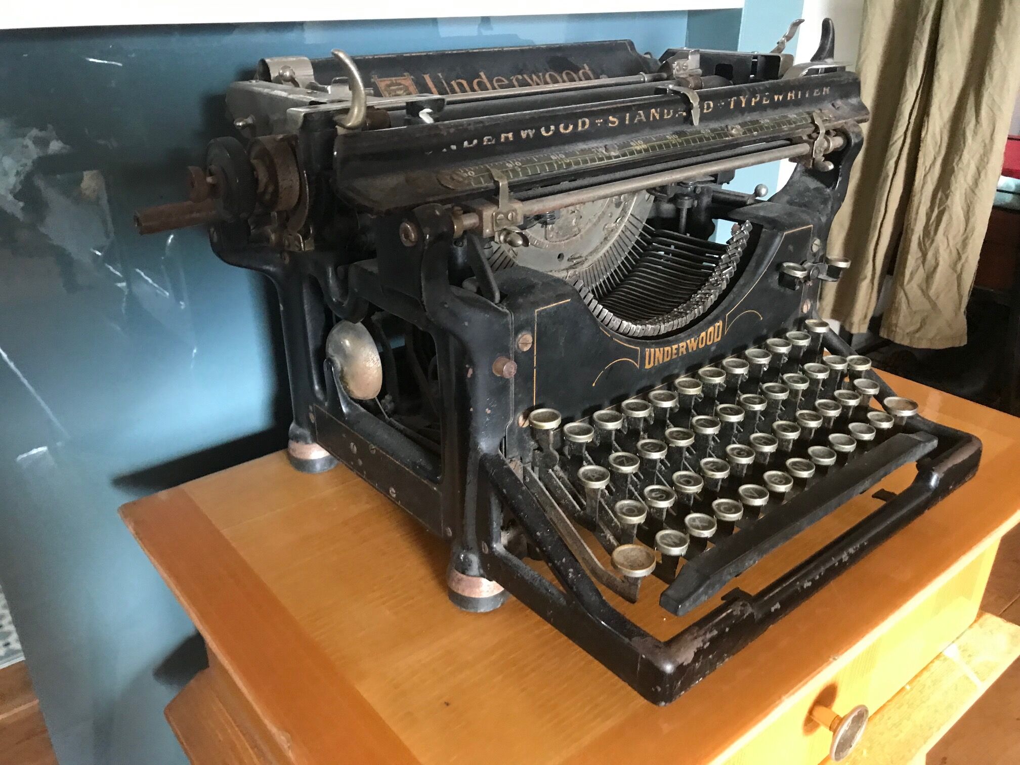 Underwood typewriter