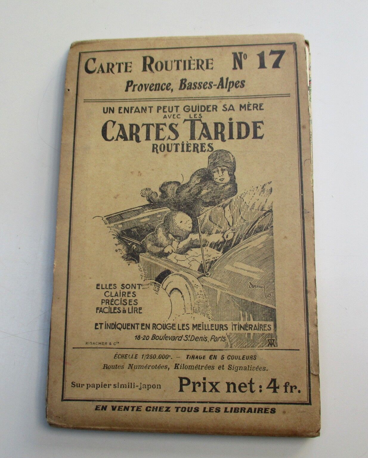 Carte Taride Provence Basses Alpes
