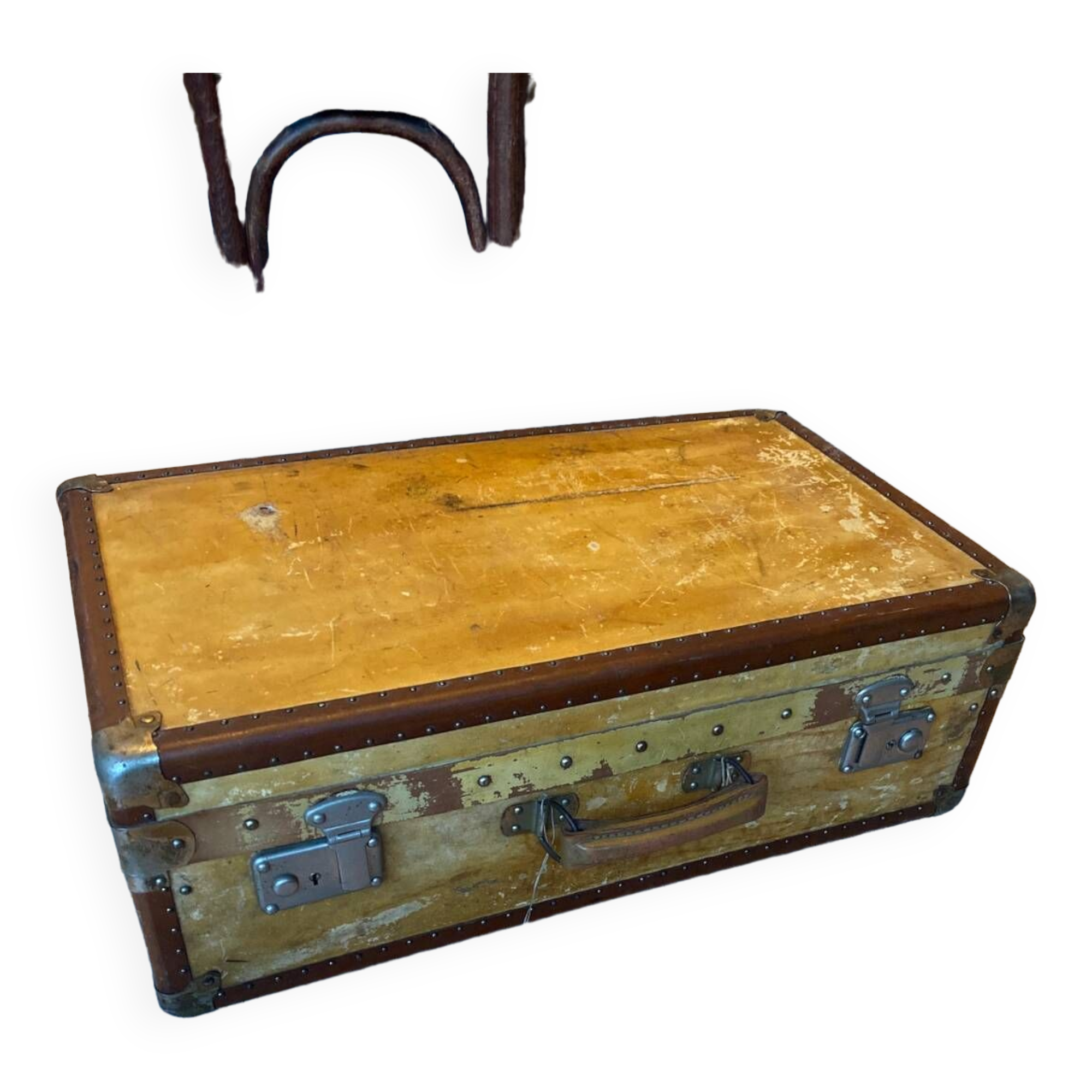 Luxury velun suitcase 1920