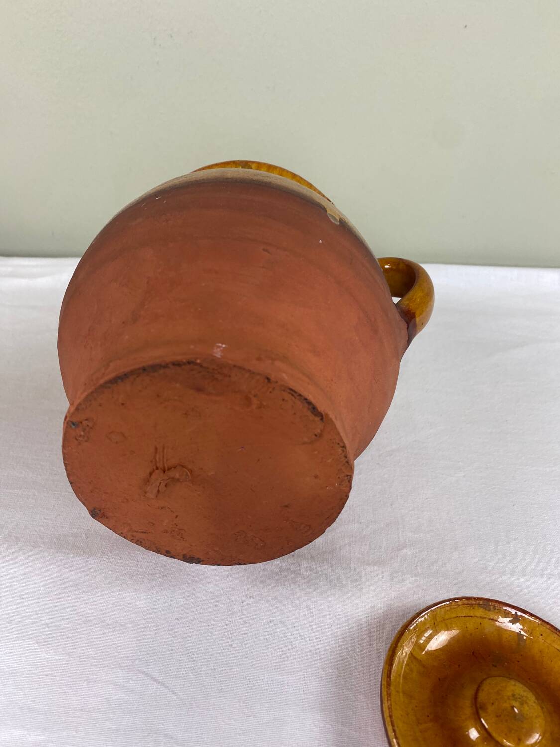 Ochre terracotta water bottle