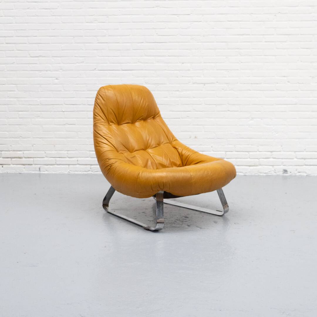 Earth Chair & Hocker by Percival Lafer