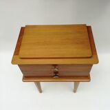 French wooden bedside 1950