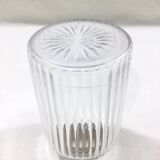 Crystal and silver toilet bottle Saglier Frères