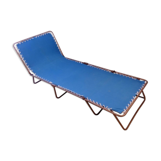 Transat relaxes folding lounge chair Lafuma Chantazur 60 vintage