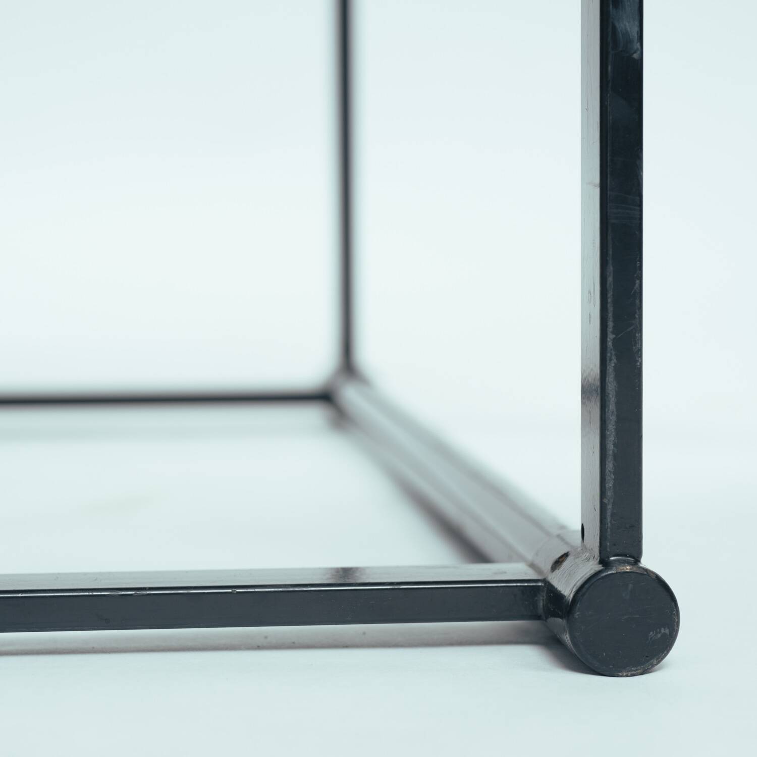 Radboud van Beekum black postmodern cube chair fm62, The Netherlands, 1981