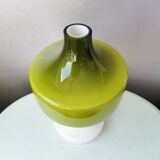 Mushroom table lamp designed in glass dijkstra 1970