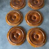Sarreguemines majolica oyster plates