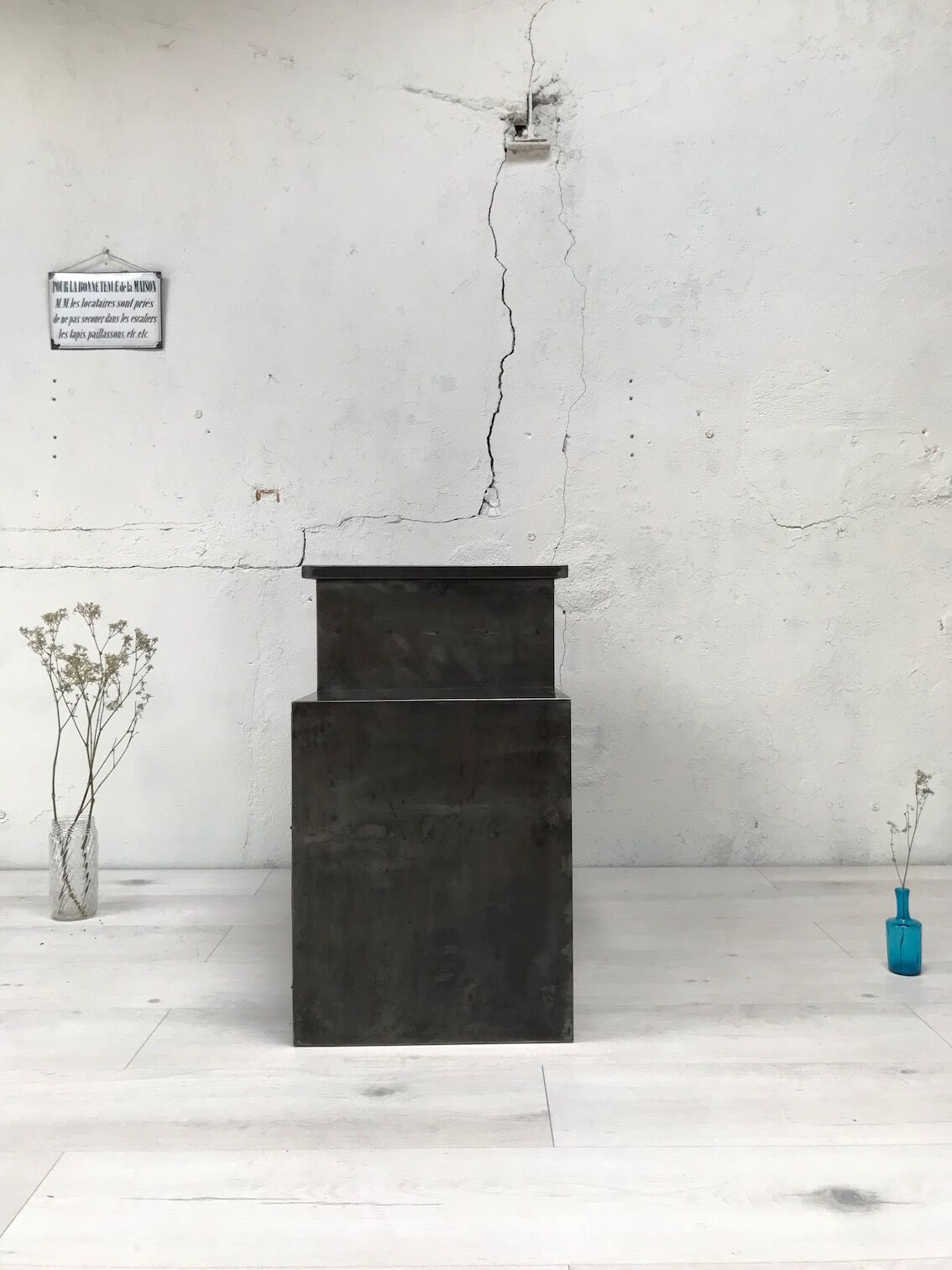 Industrial office Roneo in raw metal