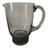 Smoked glass pitcher