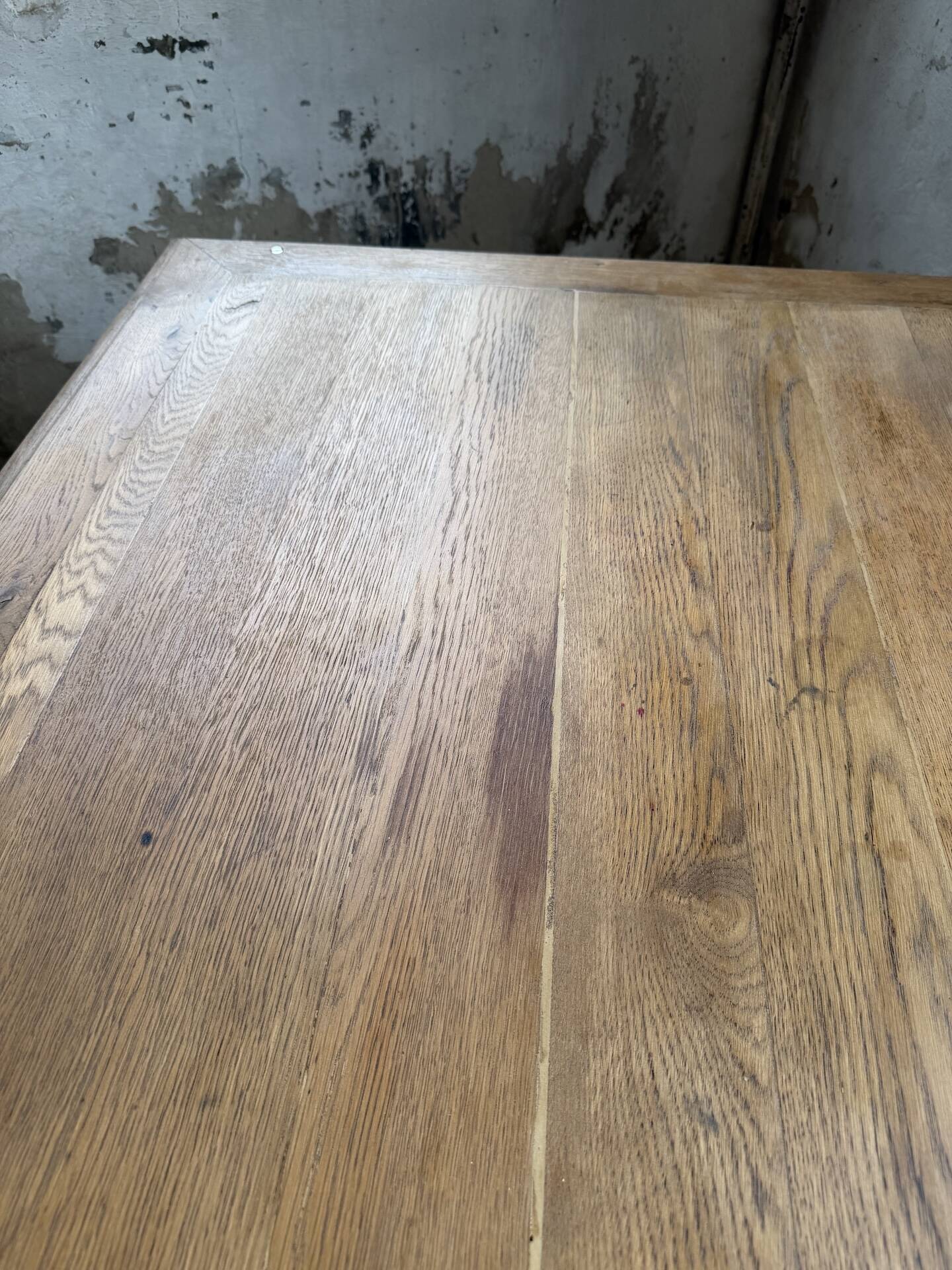 Counter or desk in oak from the 1950s.