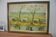 Malagasy silk zebu painting from the 70s