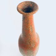 Mid-century Studio Pottery Tall Thick Glazed Vase, 1960s
