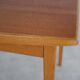 Table à manger extensible en chêne, années 60