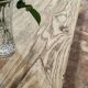 Solid oak farmhouse table "brut" 247x89, top "chocolate oak"