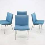 1960s Hans J. Wegner Airport Lounge Chairs for A.P. Stolen, Set of 4