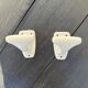 2 old porcelain coat hooks