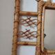 Miroir en bambou vintage