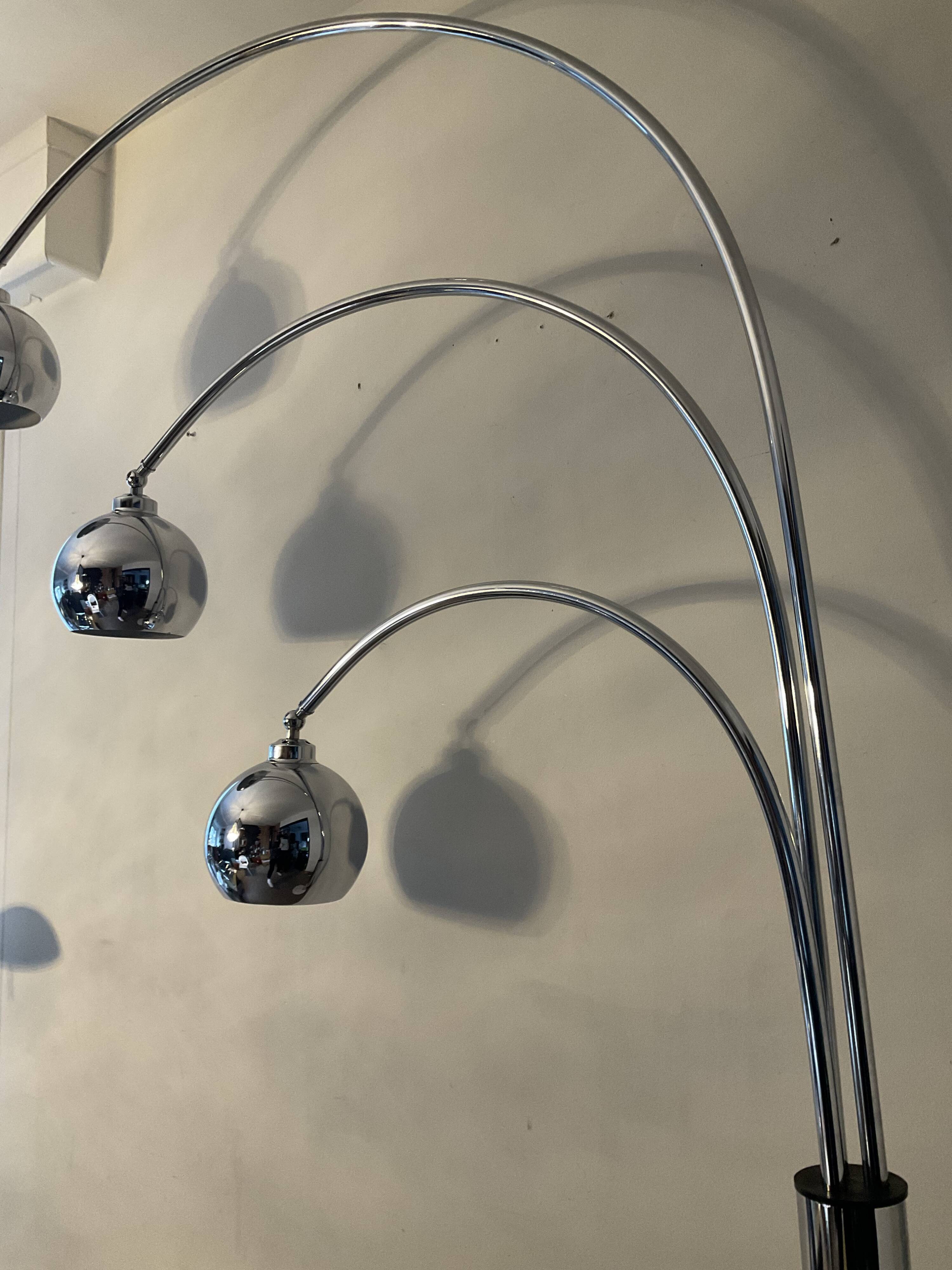 Lampadaire Muguet vintage années 70