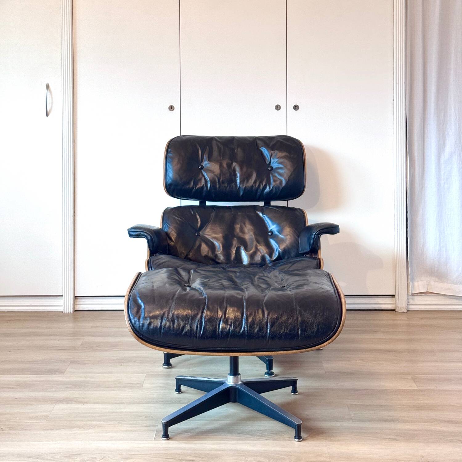 Black Lounge Chair by Charles & Ray Eames published by Herman Miller