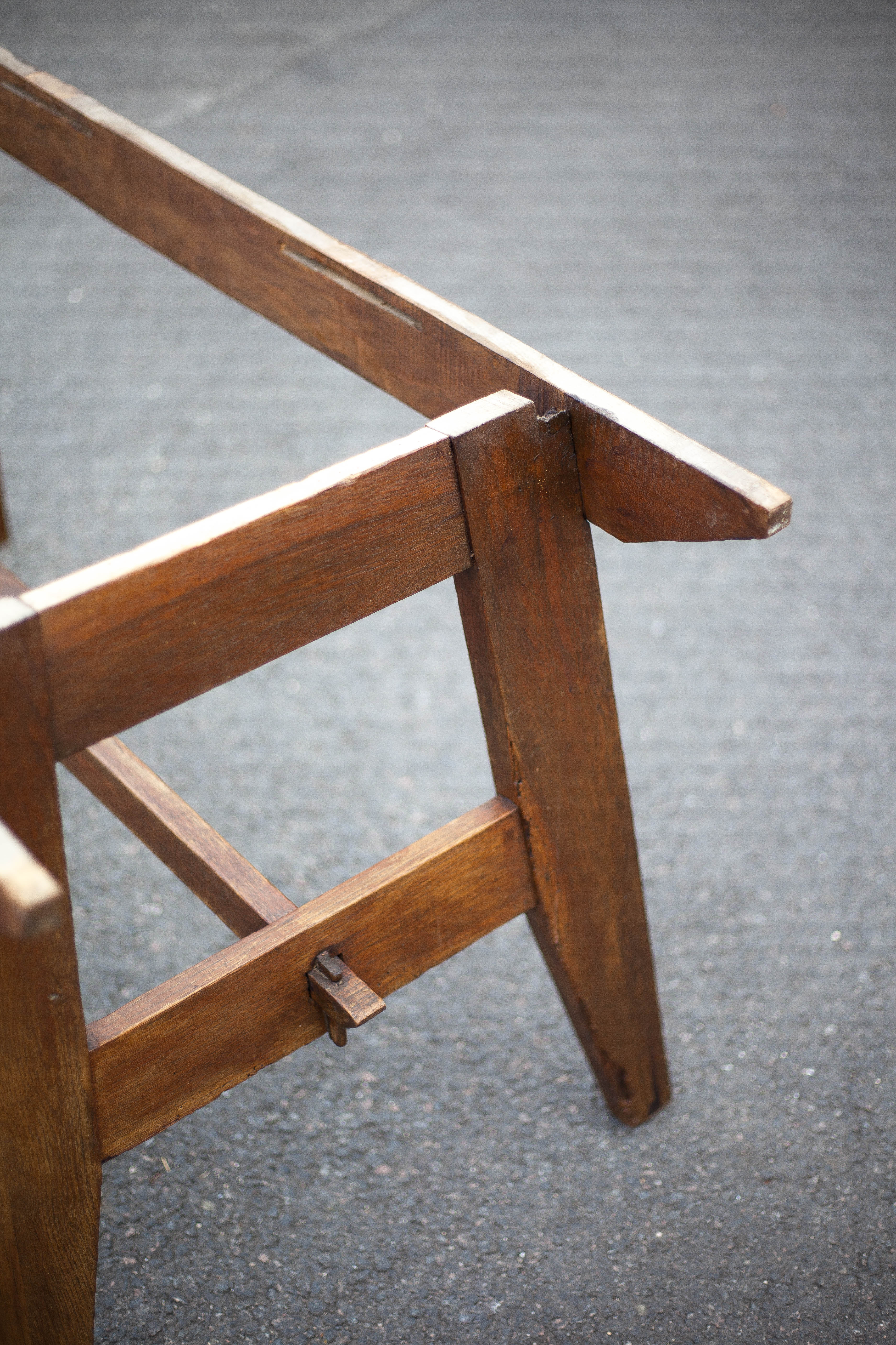 Rene gabriel table, 50s wood table, dining table, kitchen, veranda
