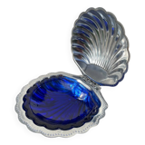 Metal shell butter dish