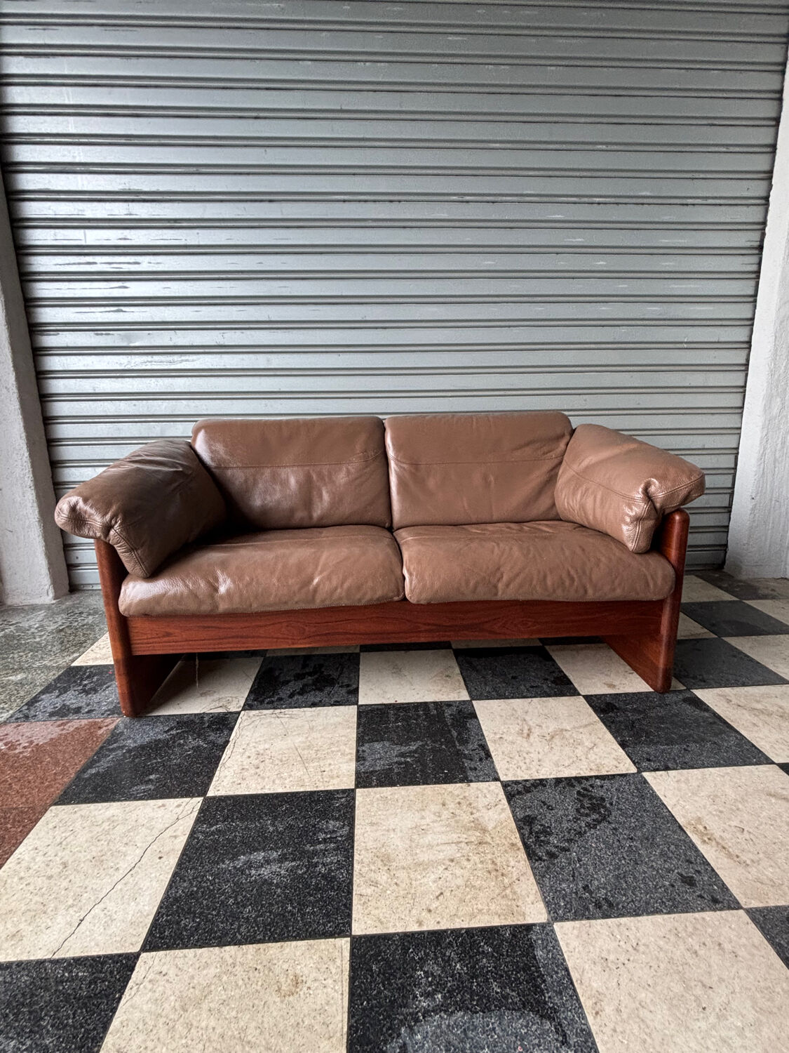 Canapé danois en teck massif Mikael Laursen