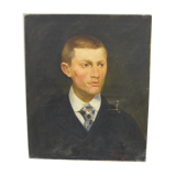 Painting on canvas by Emile Charpentier
