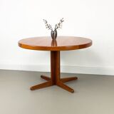 Table de Salle à Manger Ronde en Teck par HW Klein pour Bramin, Danemark, 1960s