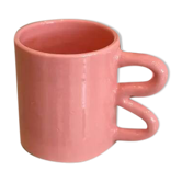 Mug tasse céramique anse vague