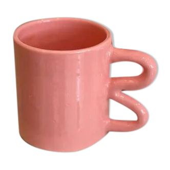 Mug tasse céramique anse vague