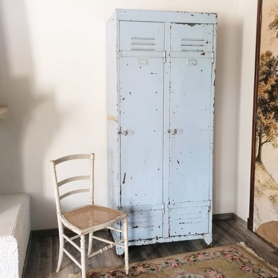 Blue industrial double vest