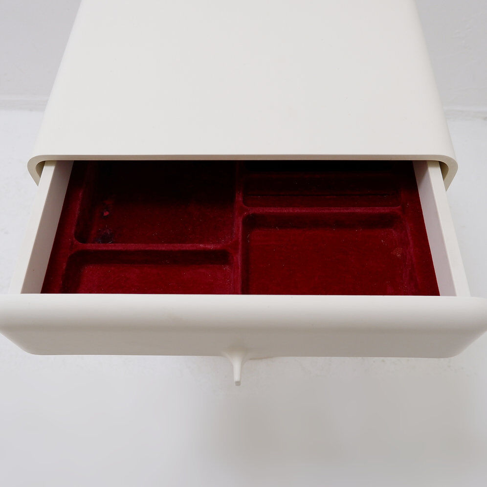 Side table/small bedside table Space Age Tulip Foot by Lusch Product - Germany 1970s