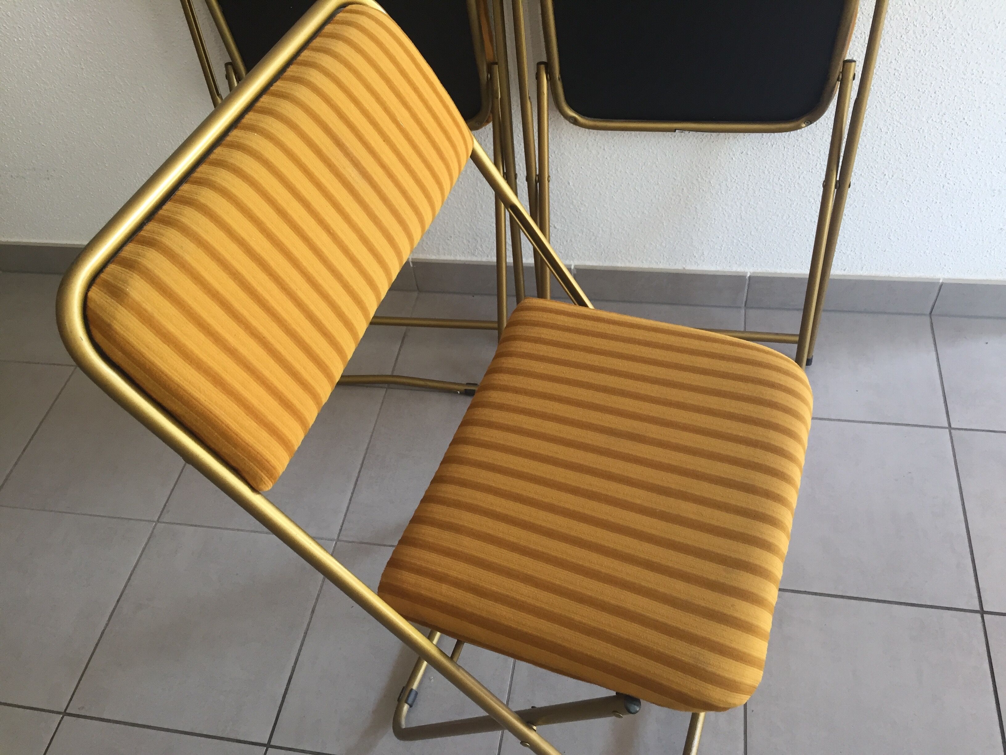 Vintage Lafuma folding chairs from the 1960/1970