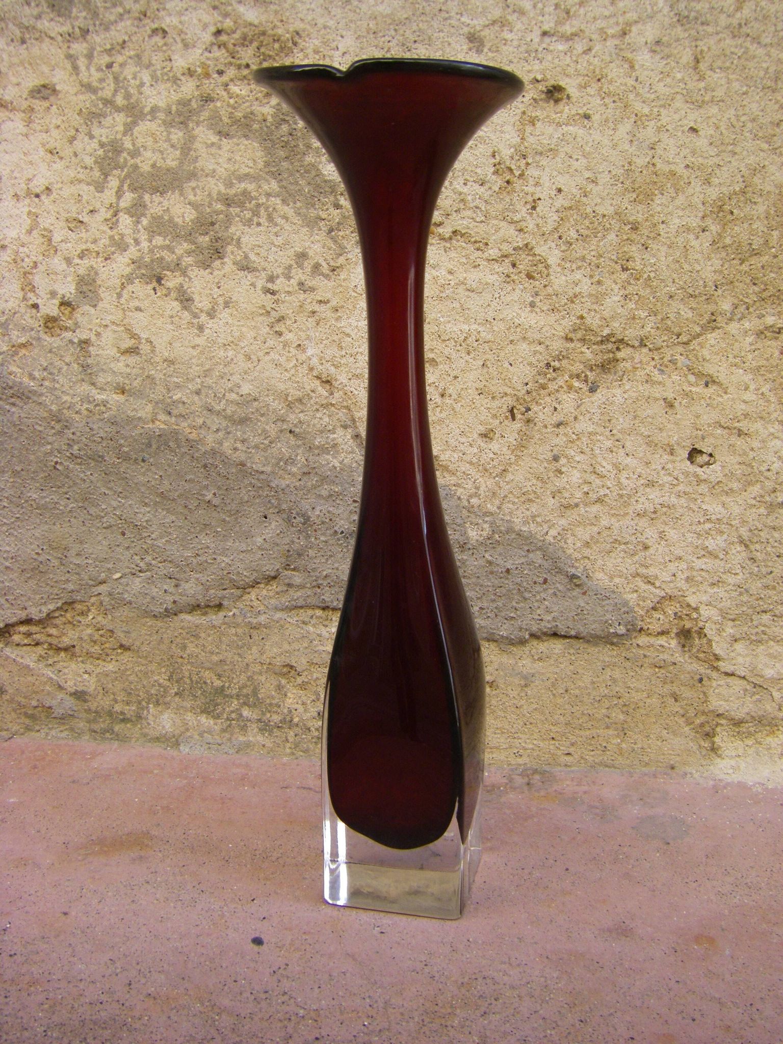 Vintage tulip vase