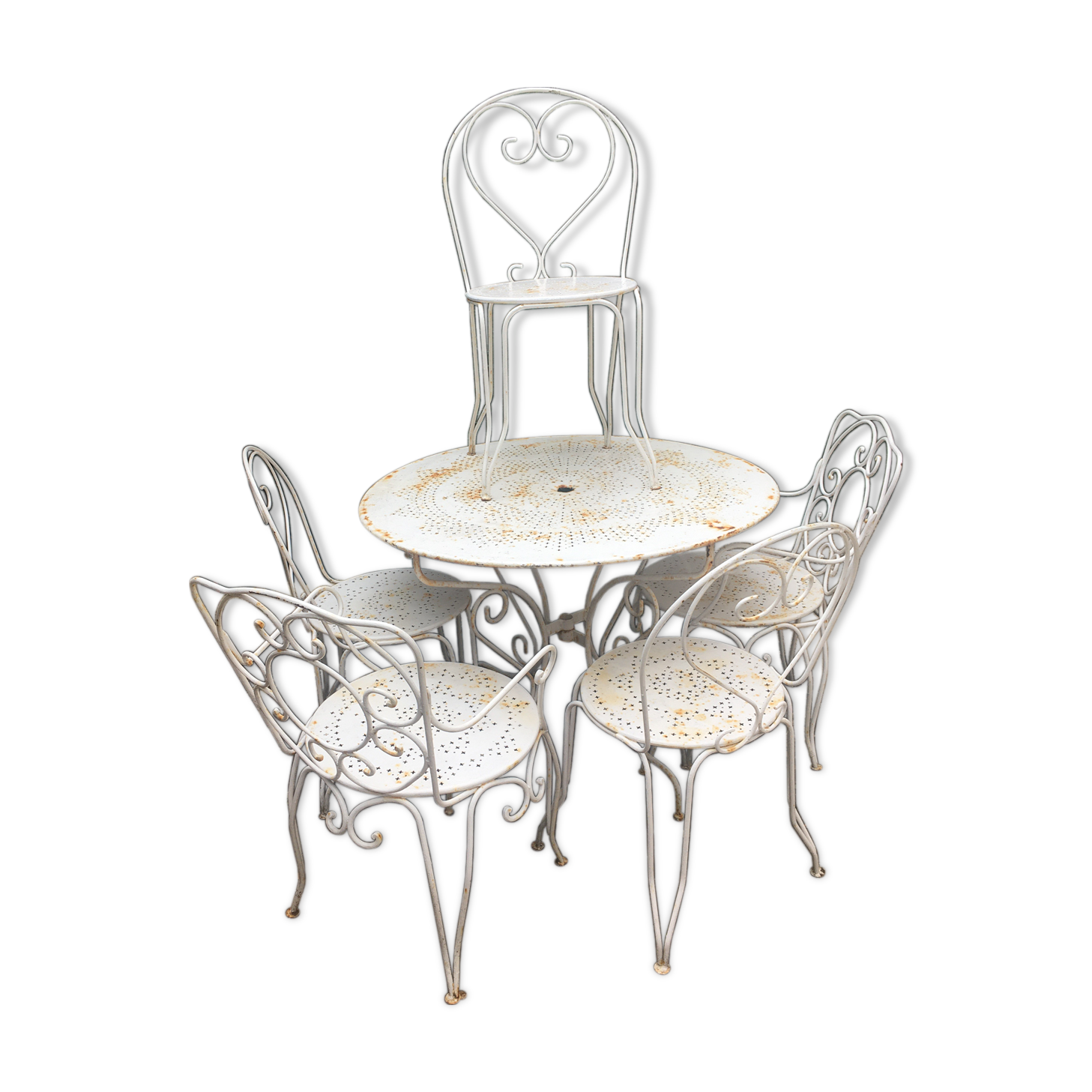 Wrought iron garden room