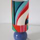 Handcrafted table lamp – Vintage ceramic and graphic design