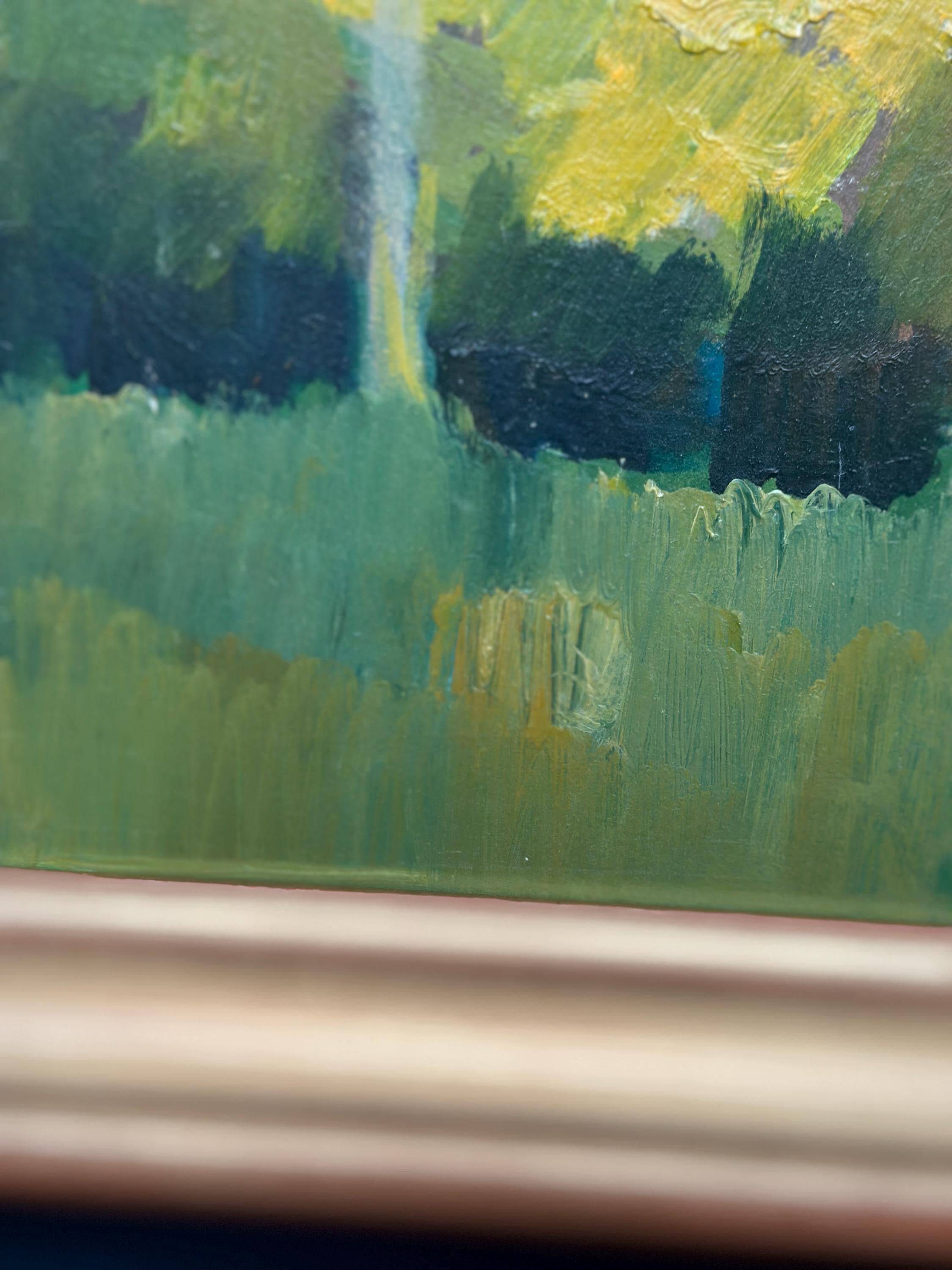 Swedish Oil on Panel – “Höst” by Ann‑Marie Ekbom Wikström