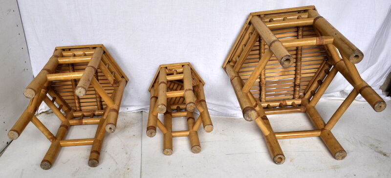 Pull-out table bamboo