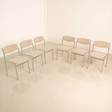 Set of 6 chairs by Gijs van der Sluis 60's
